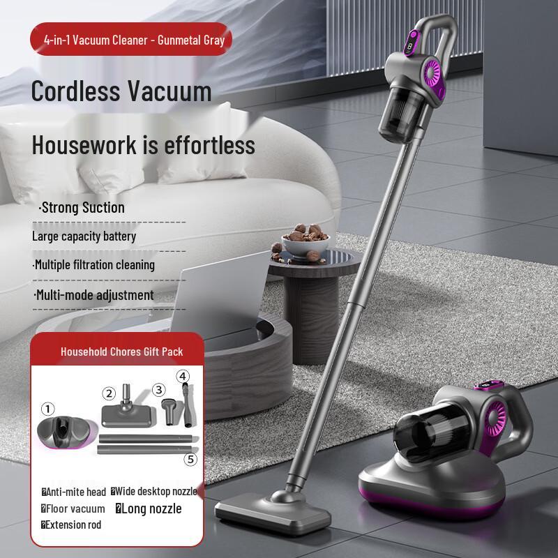 OLOEY Wireless Handheld 4-in-1 Car Vacuum Cleaner