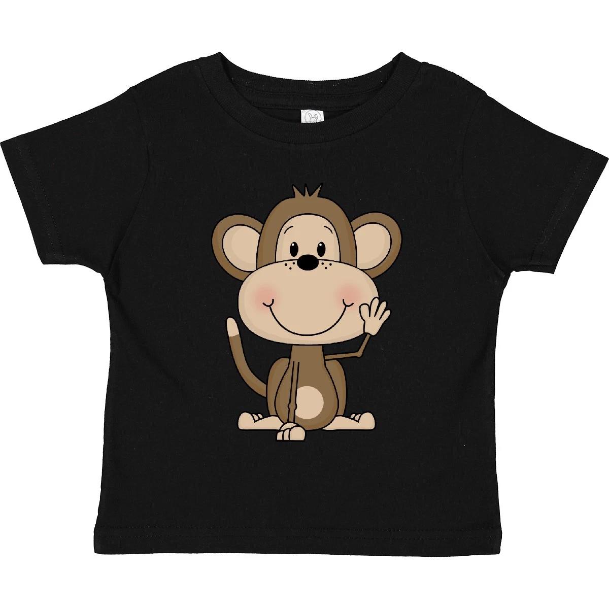 Inktastic Monkey Toddler T-Shirt Cute Zoo Zookeeper Animal Animals Child Kid 120