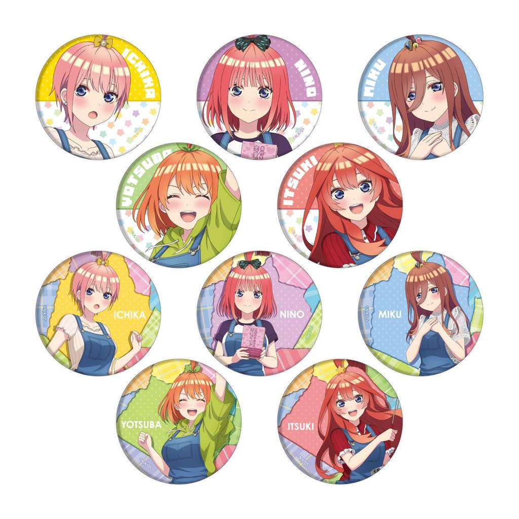 The Quintessential Quintuplets 06 Raiha Coordinate Can Badge Box of 10 Ver. [Original Illustration]
