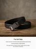 Versatile Men's Top Layer Cowhide Leather Belt with Automatic Buckle