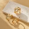 3PCS Fashion New, Irregular Metal Ring with Personality, Simple Street Shot Set Ring for Women