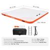 Inflatable Floating Dock,7 x 7FT Inflatable Dock Platform, Non-Slip Water Floating Dock Mat with Portable Carrying Bag & Detachable Ladder, Floating