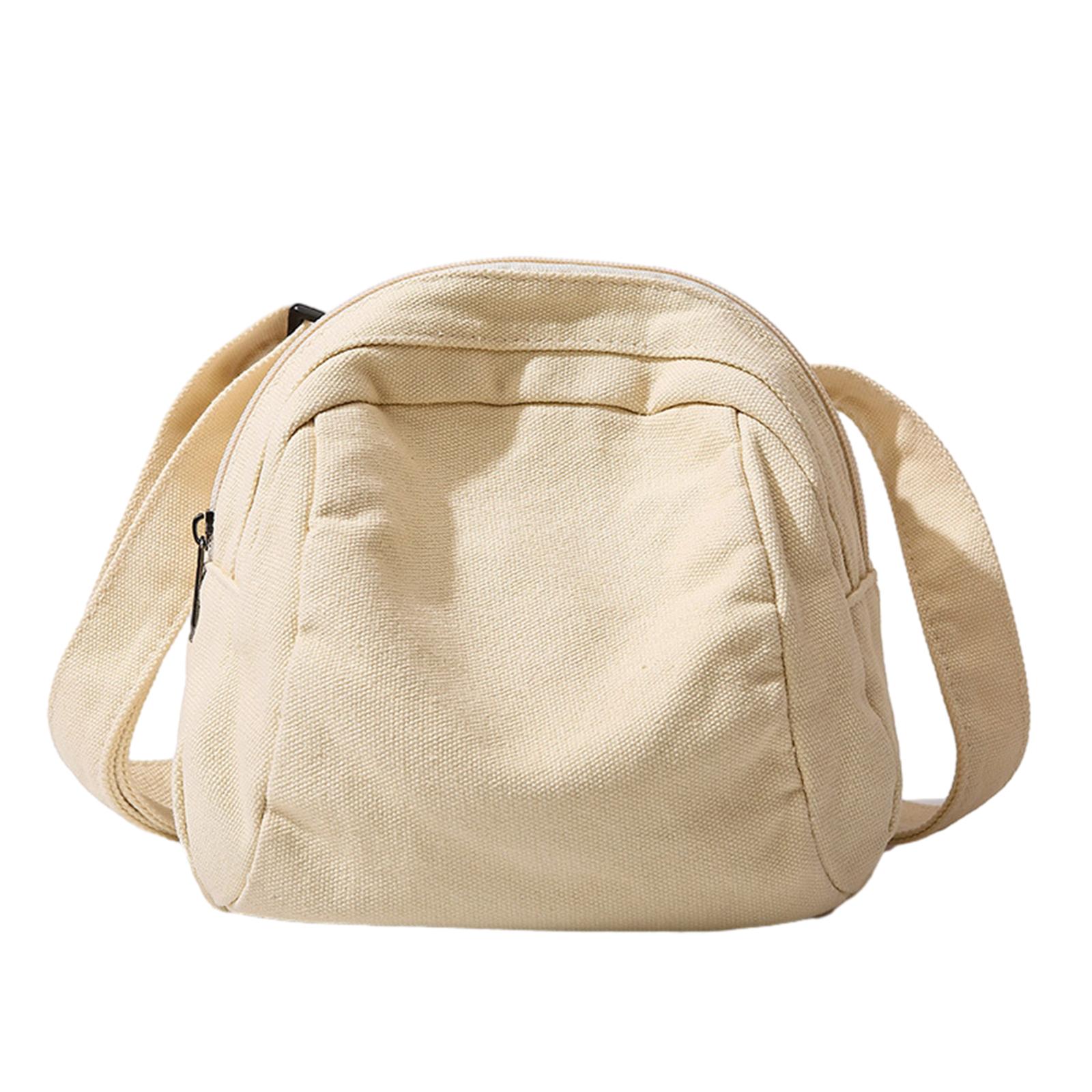 

Стильная сумка через плечо с застежкой-молнией для женщин, однотонная сумка-мессенджер для повседневного использования бежевый