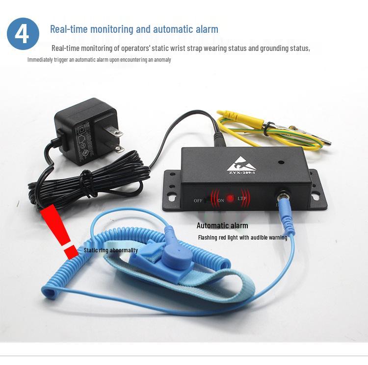 Antistatisches Armband mit Monitor und Alarm ZYX-209-I/1