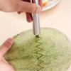 Double Headed Stainless Steel Fruits Spoon Digging Ball Carving Fruits Dual Purpose Spoon Apply To Kitchen Fresh Fruit JXB