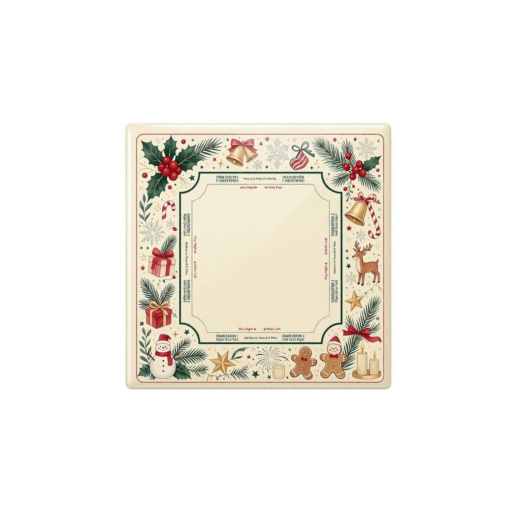 Christmas Mahjong for Holiday Table