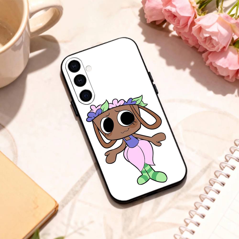 

F-Квітковий D-Світ Денді B-Бассі Чохол для телефону Для Samsung Galaxy A73,A72,A71,A70,A53,A52,A51,Інших М який Чорний Корпус Samsung a21