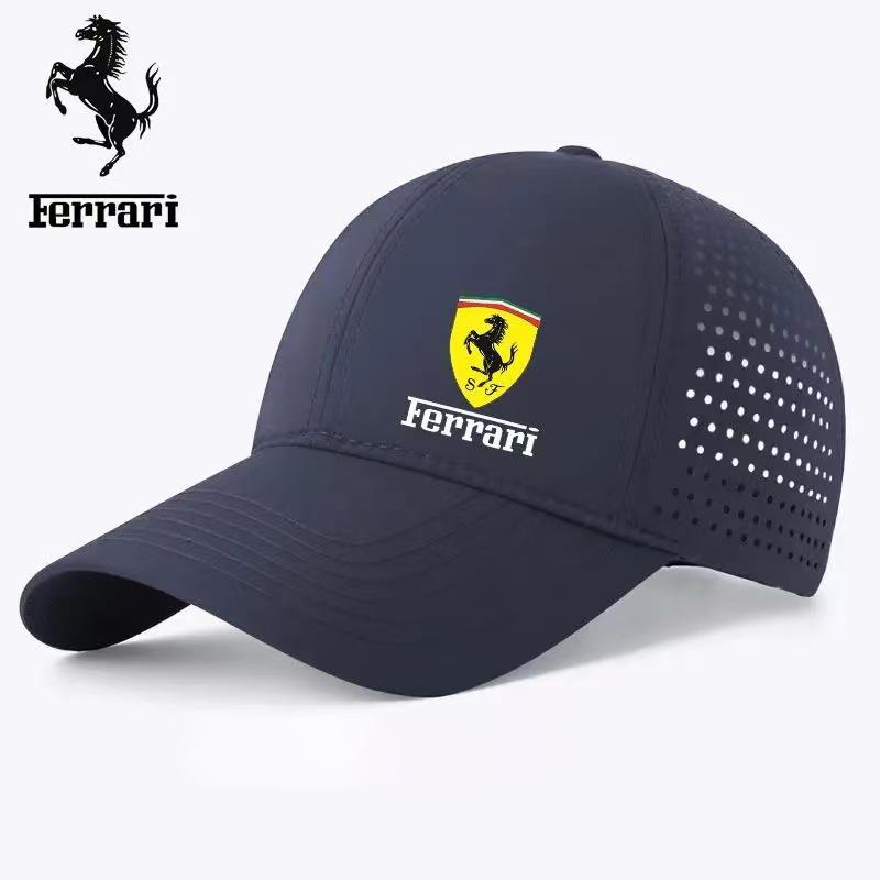 F1 Rennkappe Schnelltrocknende Baseballkappe Outdoor Sonnenschutz Atmungsaktive Netzkappe Für Ferrari SP1 812 F40 F12TDF SF90 Zubehör