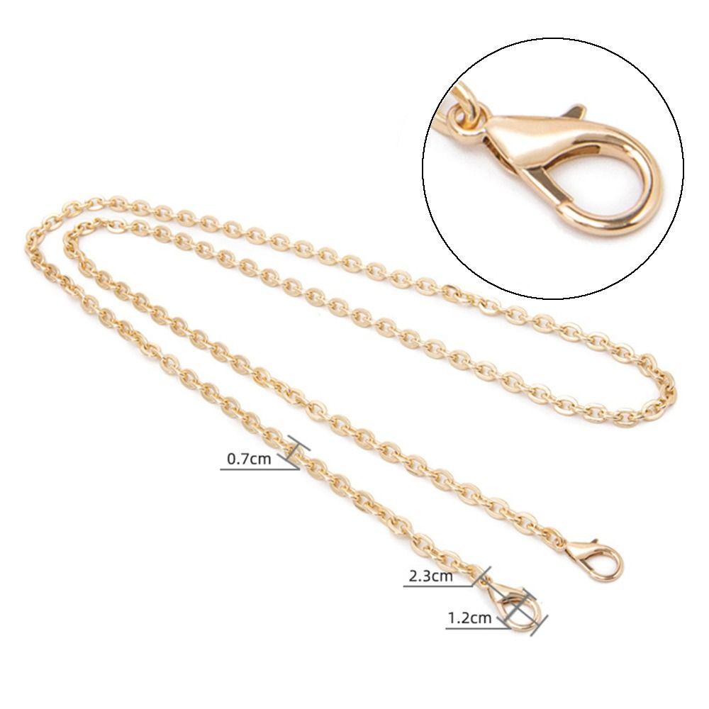 

Замінні металеві ланцюжки для сумки Золотий ланцюжок-ручка для сумочки Модні ремінці для сумки через плече A