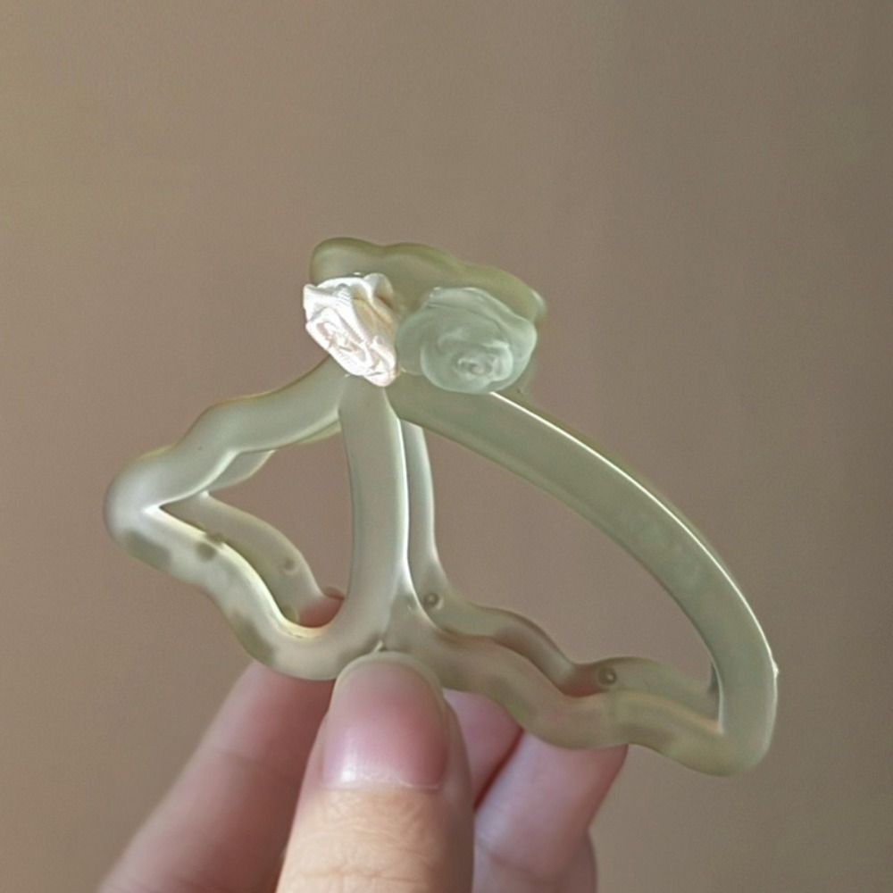 

Crystal Hair Clip Colorful Hairwear Fashion Shark Clip зелёный