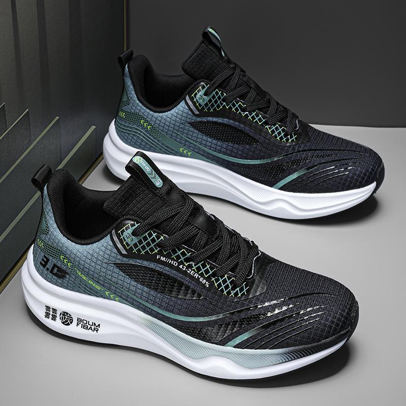 Men's Shoes, New Summer Mesh Ultra Light Running Shoes, Sports Shoes, Breathable and Shock-absorbing Soft Soled Shoes