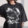 Vintage Peace Dove Graphic Tee, Flying Bird Olive Branch Shirt