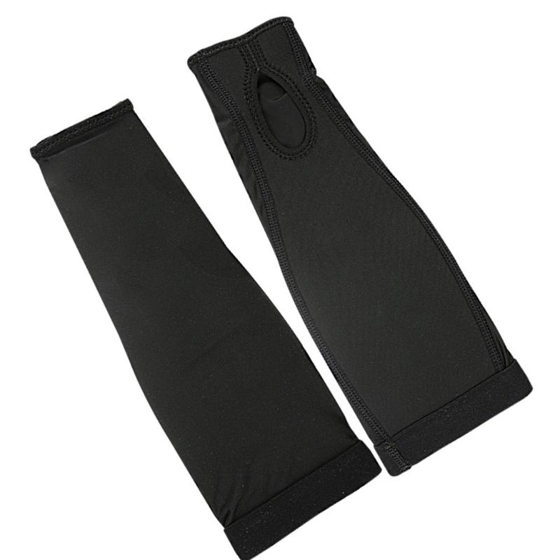 1Pair Volleyball Arm Sleeves With Forearm Pad And Thumb Hole Unisex Outdoor Sports Arm Protectors Sleeve for Men Women