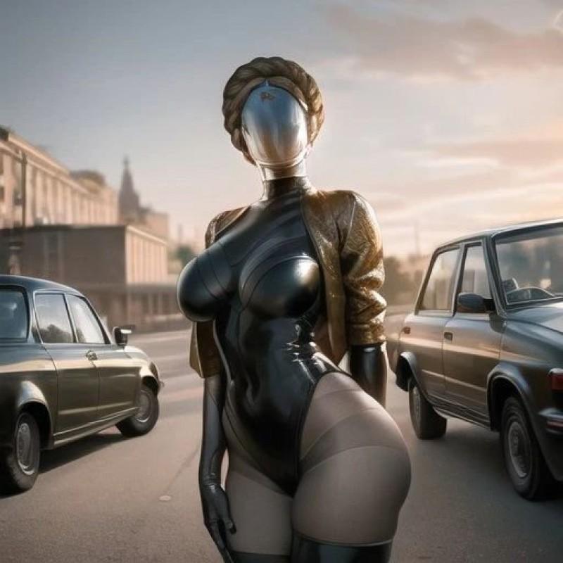 Atomic Heart Mechanical Sisters Cosplay Swimsuit Game Anime Roleplay Costume Lycra Fabric
