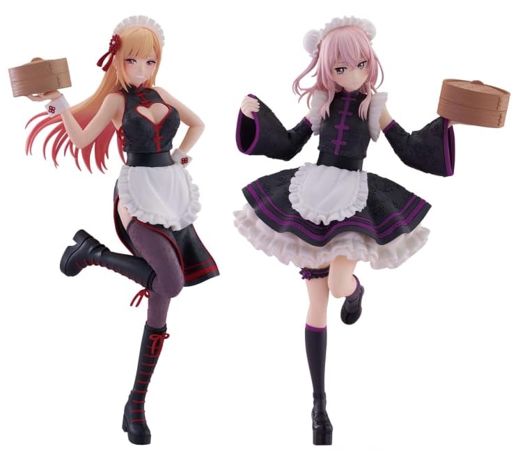 TV Anime "My Dress-Up Doll Falls in Love" ESPRESTO-Detailed Elegance - Kitagawa Marin and Inui Sasuka China Maid Ver. Set of 2 Figures