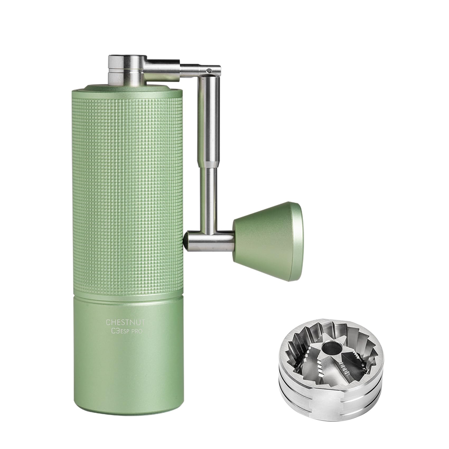 

TIMEMORE C3 ESP Pro Manual Espresso Coffee Grinder, 25g Capacity, CNC Stainless Steel Conical Burrs, Internal Adjustable Setting Accuracy 0.0233mm,