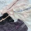 Lady Summer Flimsy Sexy Lace Leopard Print Collision Color Ribbon Bow In Waist Triangle Briefs