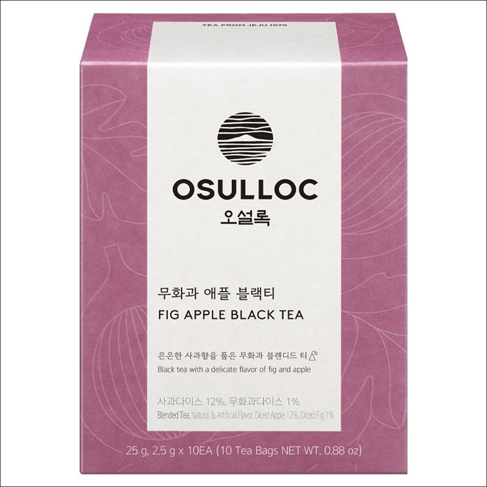 

OSULLOC FIG APPLE BLACK TEA 2.5g x 10pcs 2.5g x 10pcs x 1Box