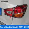 Rear Light Lamp Cover Trim For Mitsubishi ASX RVR Outlander Sport 2011-2016 2017 2018 Chrome Taillamp Decoration Accessories