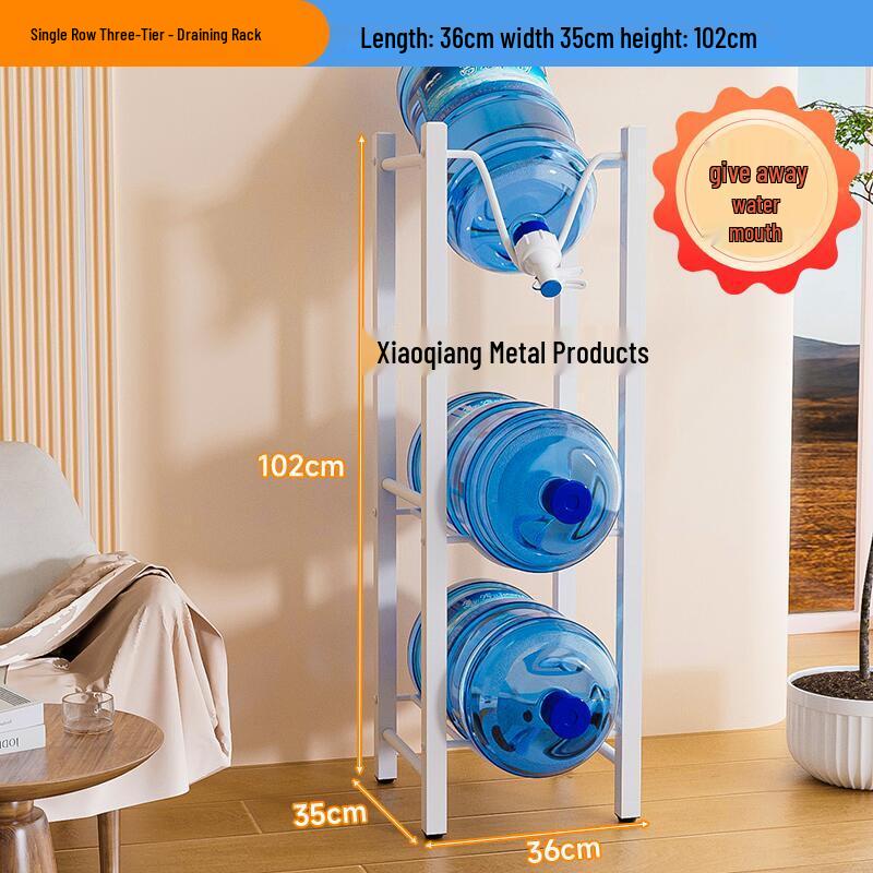 

Mi Ling Carbon Steel Water Bottle Storage Rack