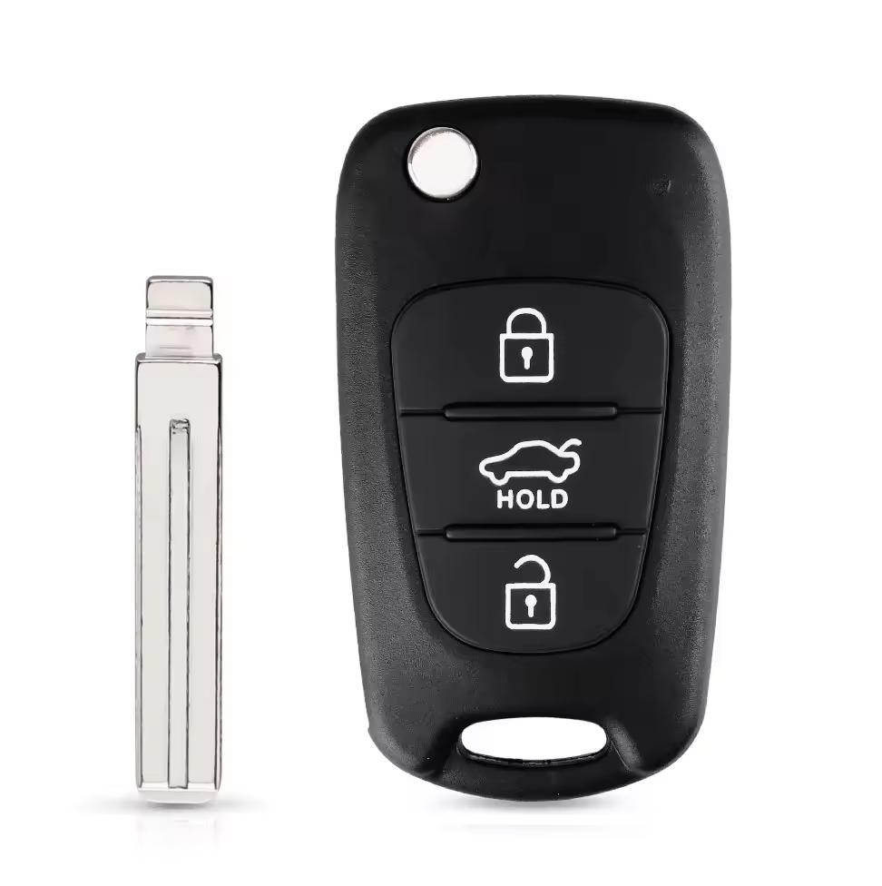 For Hyundai I20 I30 Ix35 I35 Accent For Kia K2 K5 Rio 3 Picanto Ceed Cerato Sportage 3 Buttons Flip Remote Car Key Shell Case
