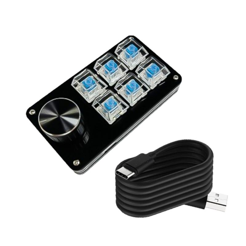 

Programmable Macro Keypad With Personalizes Programming Clear 3key/4key/6key/8key for Gamers Professional Office Use