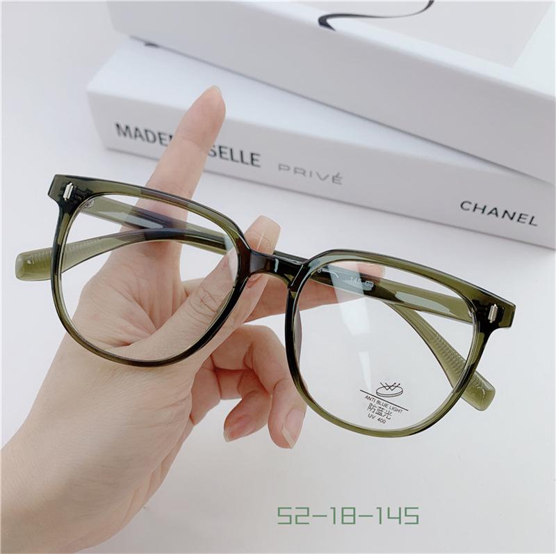 Luxury Round Reading Glasses Blue Light Blocking Prescription Eyeglasses Trend Women Green Optics Computer Glasses Fashion
