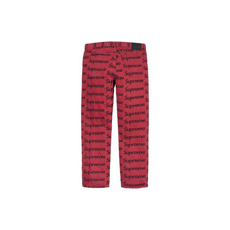 Supreme Frayed Logos Regular Jean SUP-SS21-668