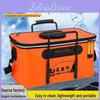 Folding Eva Bucket Portable Fish Multifunction Tackle Box Fish Keeper With Shoulder Strap