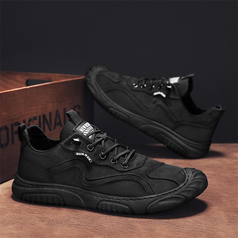 Летние мужские черные сетчатые дышащие тонкие спортивные повседневные туфли противоскользящие рабочие защитные ботинки 2025 39 чёрный