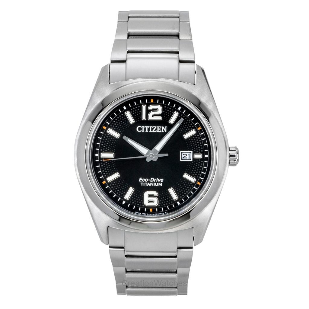 Citizen Super Titanium Black Dial Eco Drive AW1641-81E Men's Watch