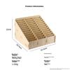 Jinlongxing Wooden Desktop Multi-Compartment Phone Storage Box for Office Meetings, Classrooms, And Schools, 36 Slots