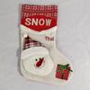Calze di Natale e Sacchetti Regalo Pupazzo di Neve di Alta Gamma Nordic