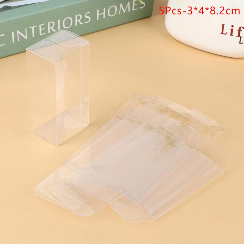 

2/5Pcs 1:64 Car Model Display Box Transparent Protective Case Pvc Dust Cover Storage Holder