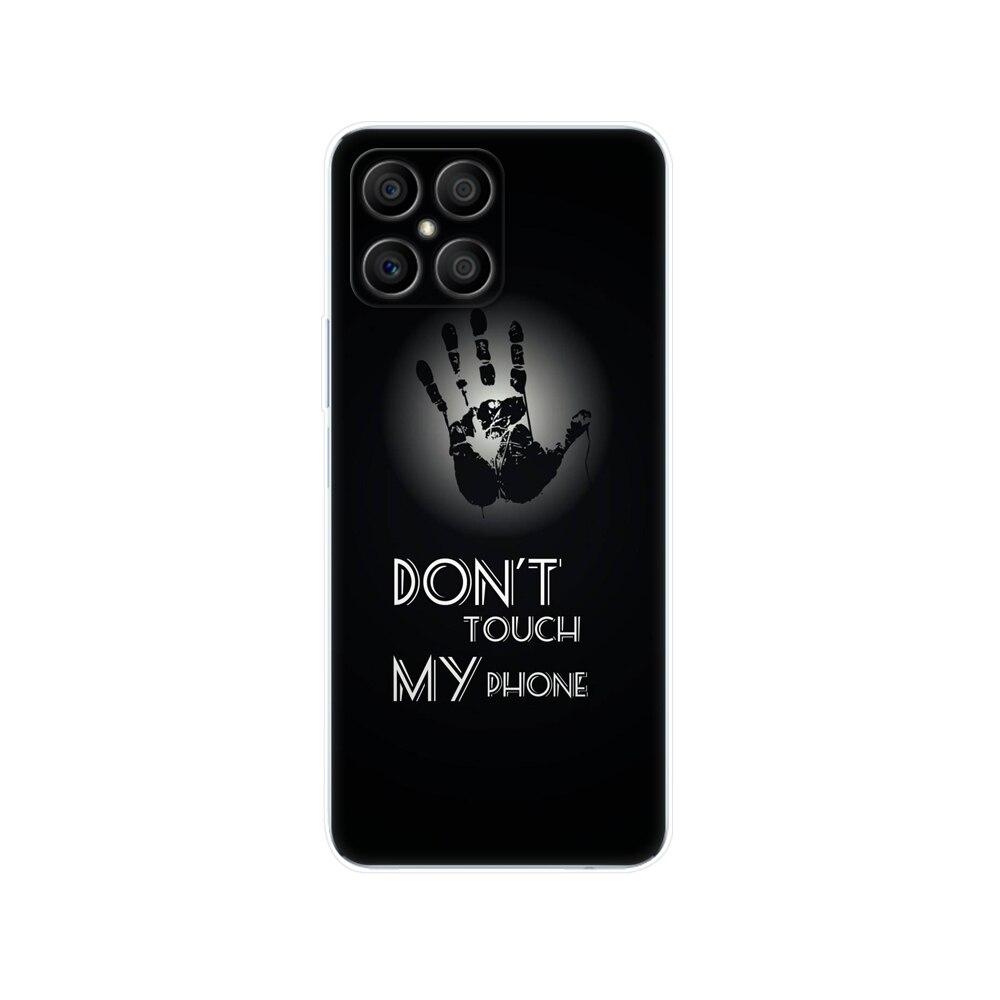 Husa pentru Honor X8 Husa din spate pentru HonorX8 Husa Honor X 8 Husa transparenta pentru telefon Geanta de protectie Tpu Husa din silicon moale Bara de protectie