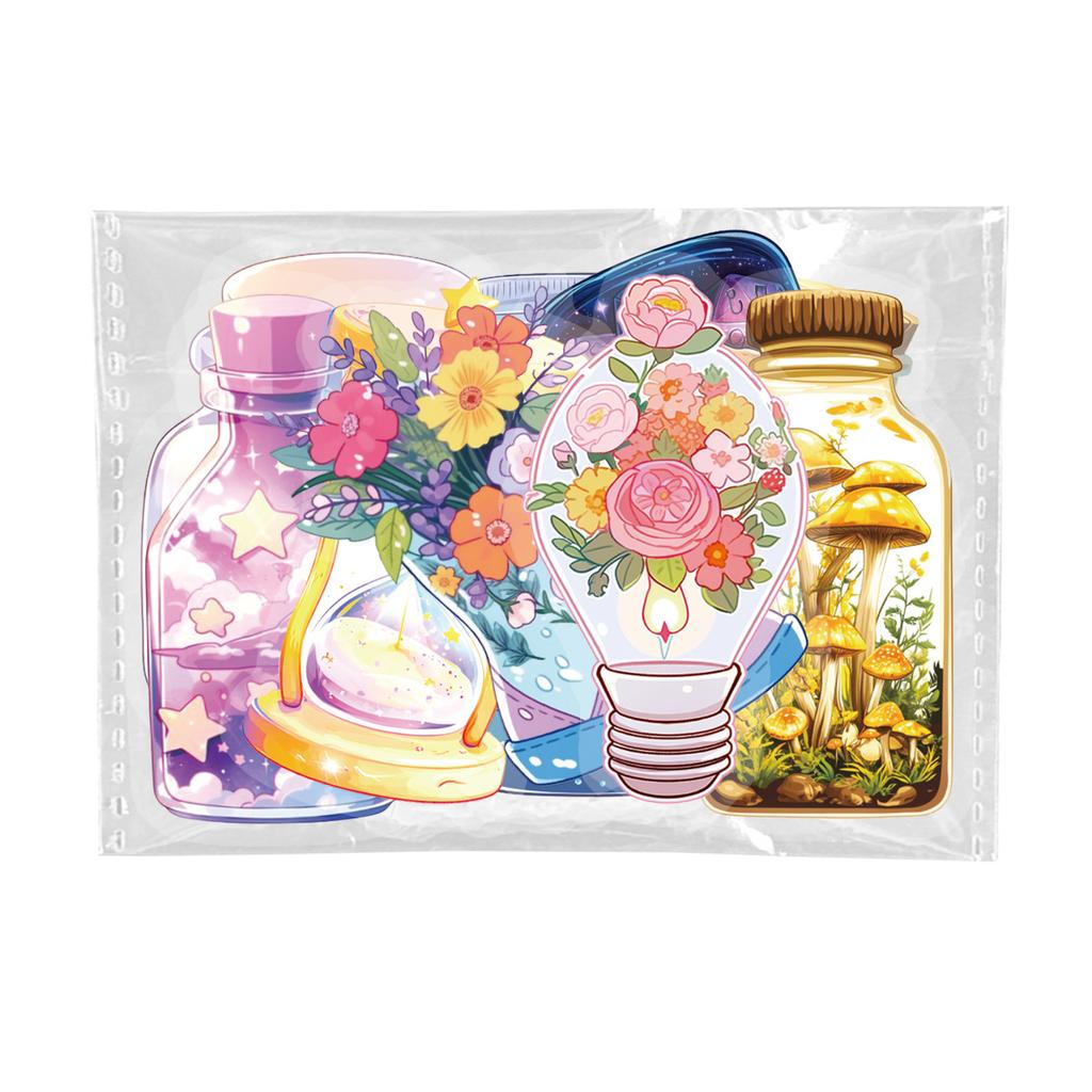 New 50 High-value Pet Transparent Waterproof Stickers Graffiti Stickers Decorative Glass