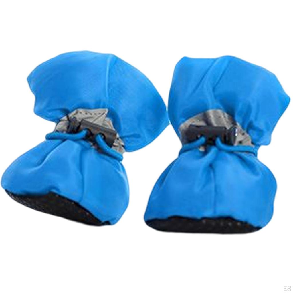 4 Pack Dog Footwear for Outdoor Activities in Winter