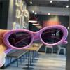 Fashion Simple Small Frame Kids Sunglasses Colorful UV Protection Sunglasses Parent-Child Style Sun Glasses for Children Baby