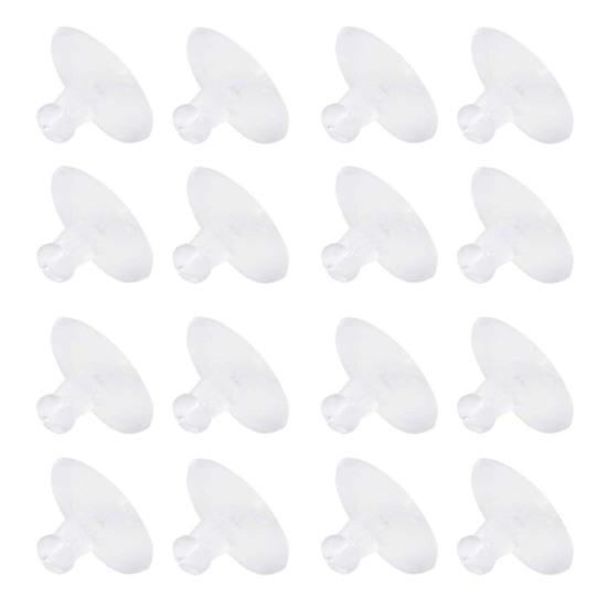120 Pcs Earring Backs with Pad Hypoallergenic Earring Stoppers Acrylic Earring Backings Replacement for Lost Earring Backs DIY Earring Making