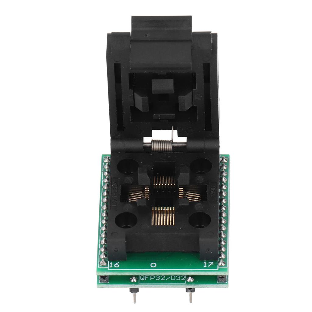 TQFP32 QFP32 To DIP32 Programming Socket PCB 2.54mm Pin Pitch Test Socket for DIY