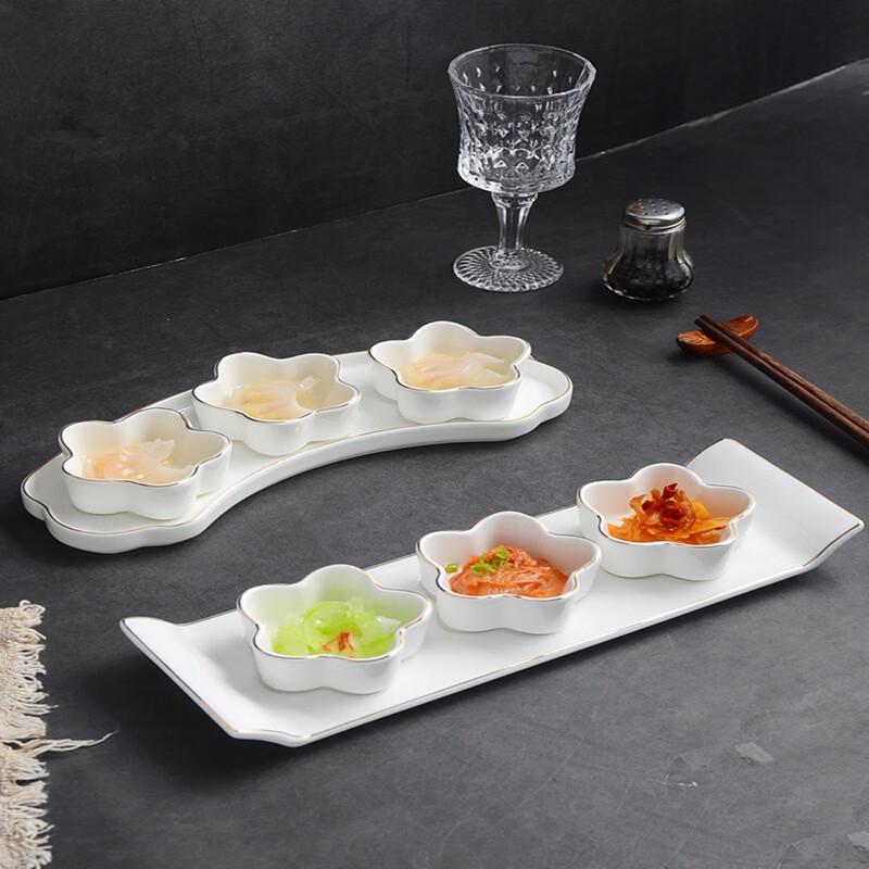 Chinese Ceramic Appetizer & Sauce Dish