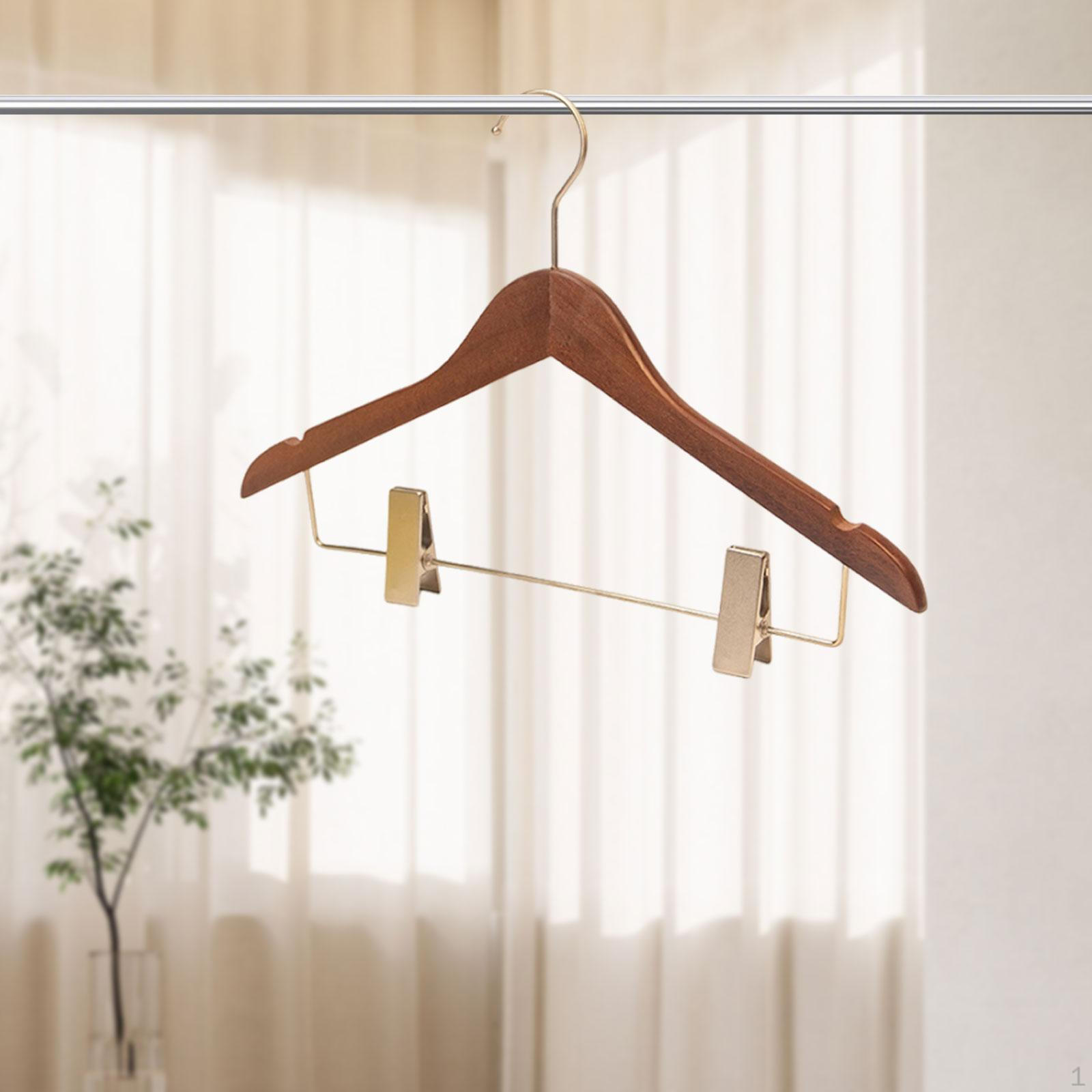 

Классический набор деревянных вешалок для одежды для организации пространства в шкафу Style A