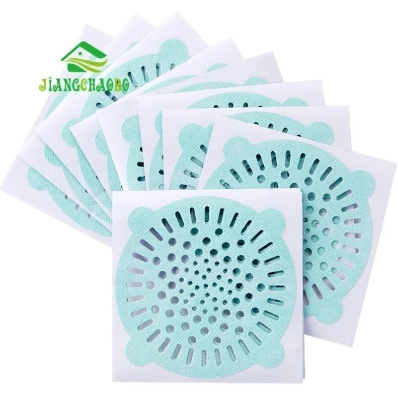 10 Pcs / Lot Disposable Hair Anti-lock Drainage Filter Pool Bathroom Sewer Filter Hair Adhesives