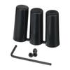 6 Speed Car Gear Stick Shift Knob Shifter Lever Leather Black Universal Manual