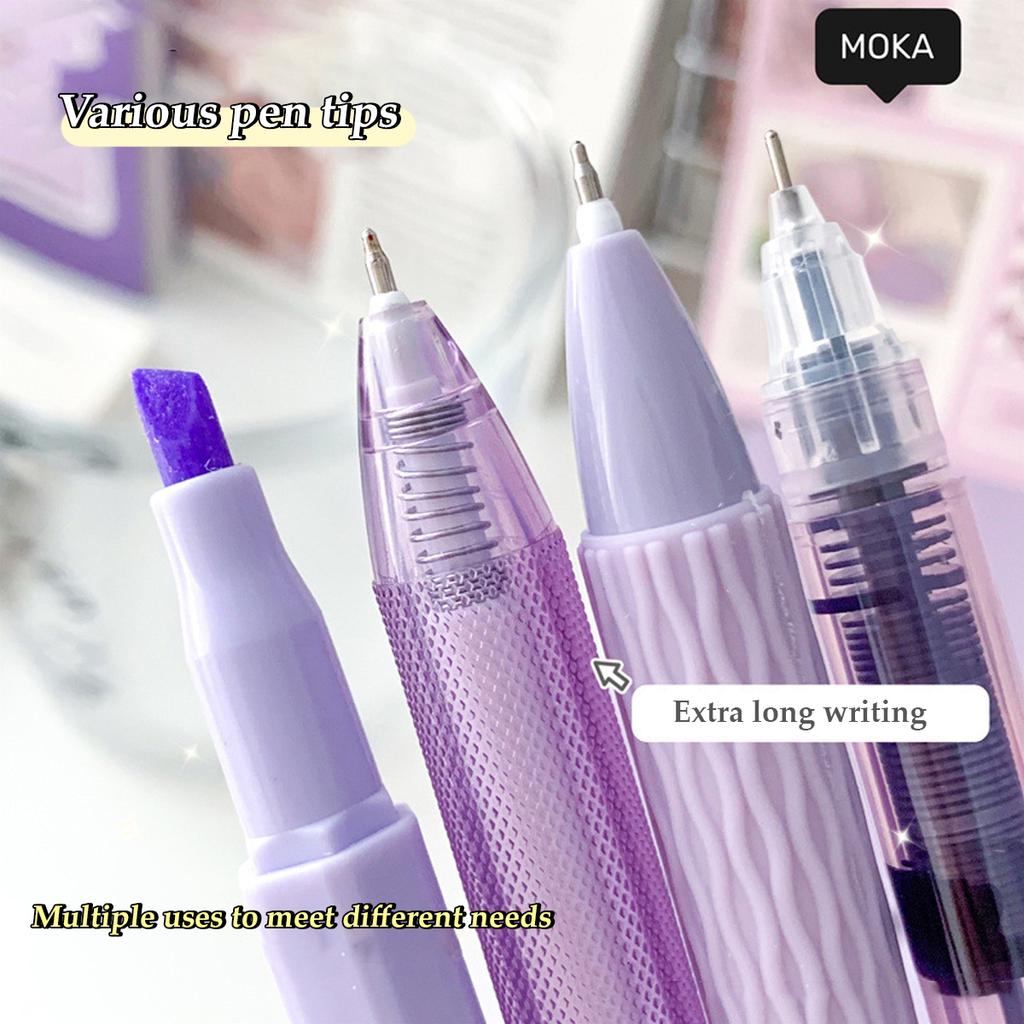 Brush Question Pen INS High-looking Student Exam Special Quick-drying Ink Press Pen Black ST Head 0.5mm Gel Pen Signature Pen