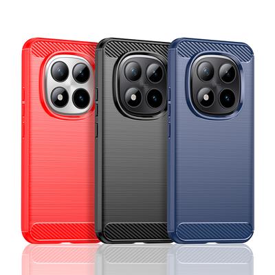 Für Hülle Redmi Note 15 Pro Plus Hülle Für Redmi Note 15 Pro Plus Silikon Karbonfaser Rückseite Hülle Für Redmi Note 15 Pro Plus Hülle