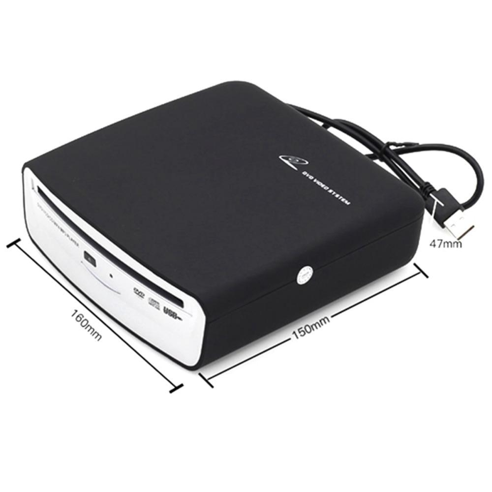 Radio CD/DVD player cu transmisie semnal de alimentare prin sistem stereo extern USB pentru player multimedia auto Android