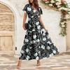 Women's Flowy Dresses Women's Summer Dresses Casual Short Sleeve Maxi Dresses Formal Maxi Dresses