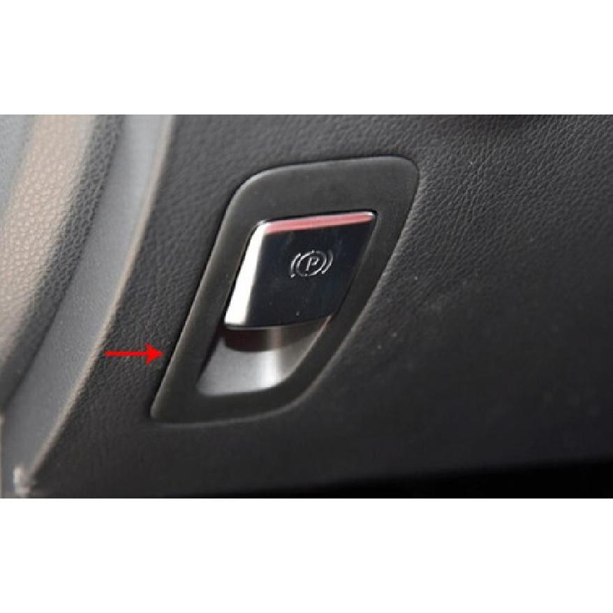 ABS Carbon Fiber Brake Handle Handbrake Cover Trim For Benz C-Class 2015-2021