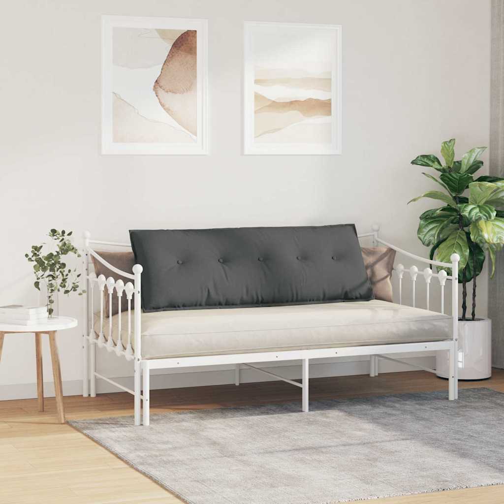Back Cushion Dark Gray 140 x 19 x 50 cm Fabric